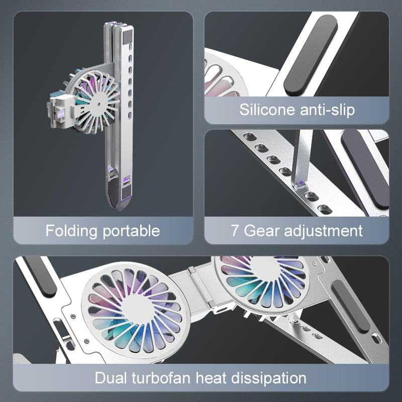 Cooling Fan Laptop Stand - AeroCool Essentials