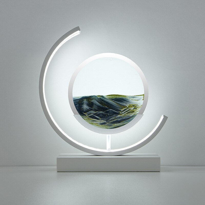 3D Sand Bowl Table Lamp - Luminara Luxe