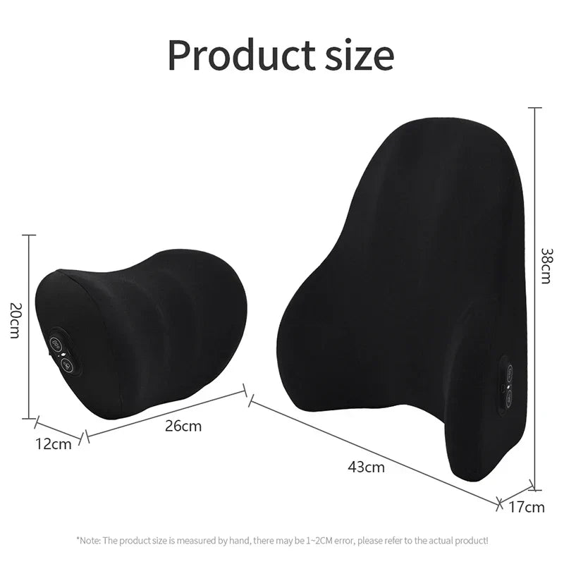ComfortCush - Electric Neck & Lumbar Support Pillow