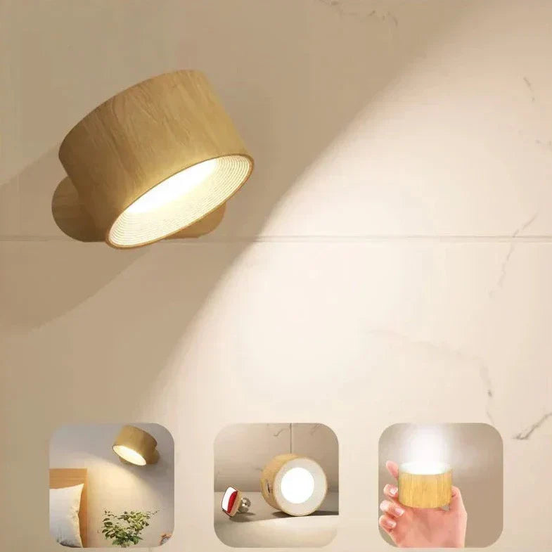 Wireless Wall Light - LumaNest with Adjustable Brightness