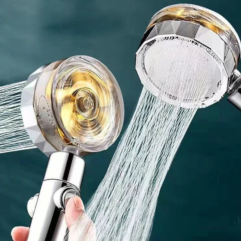 Water-Saving Shower Head with 360° Rotation - AquaEssence