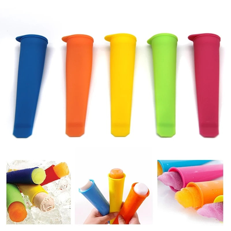 Popsicle Maker Set - ChillCraft 5-Piece Silicone Molds