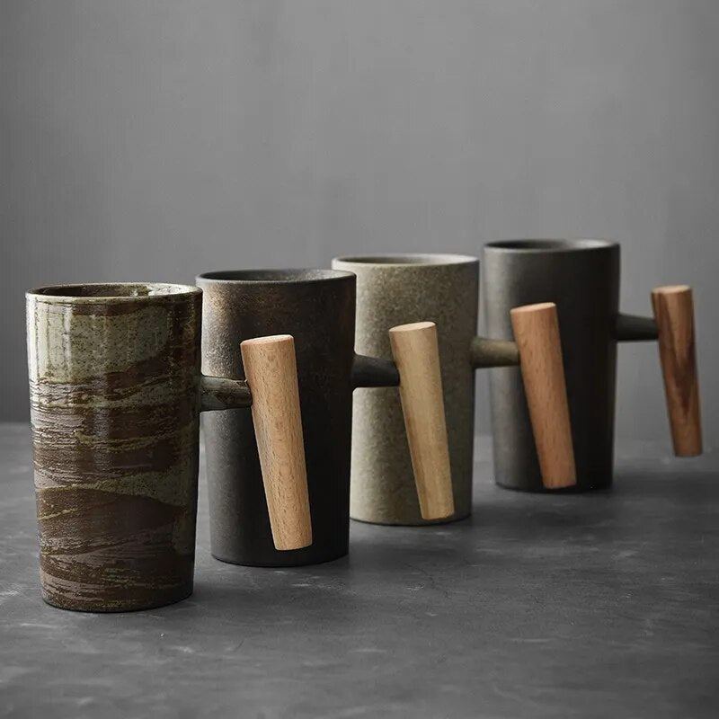 Earthy Nordic Latte Cups - TerraVibe