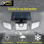 Solar Wall Lamp - LumaGlow with Motion Sensor