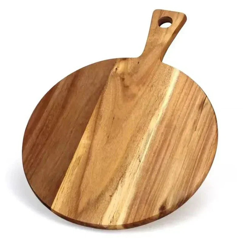 Acacia Wood Pizza Peel & Serving Board - ArtisanCraft