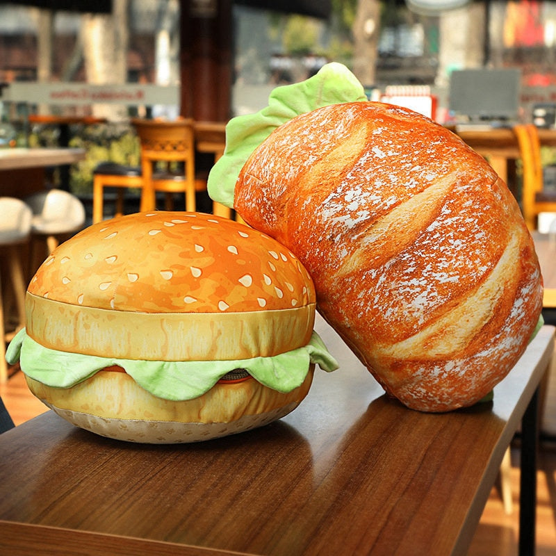 Burger Pillow - CozyBite