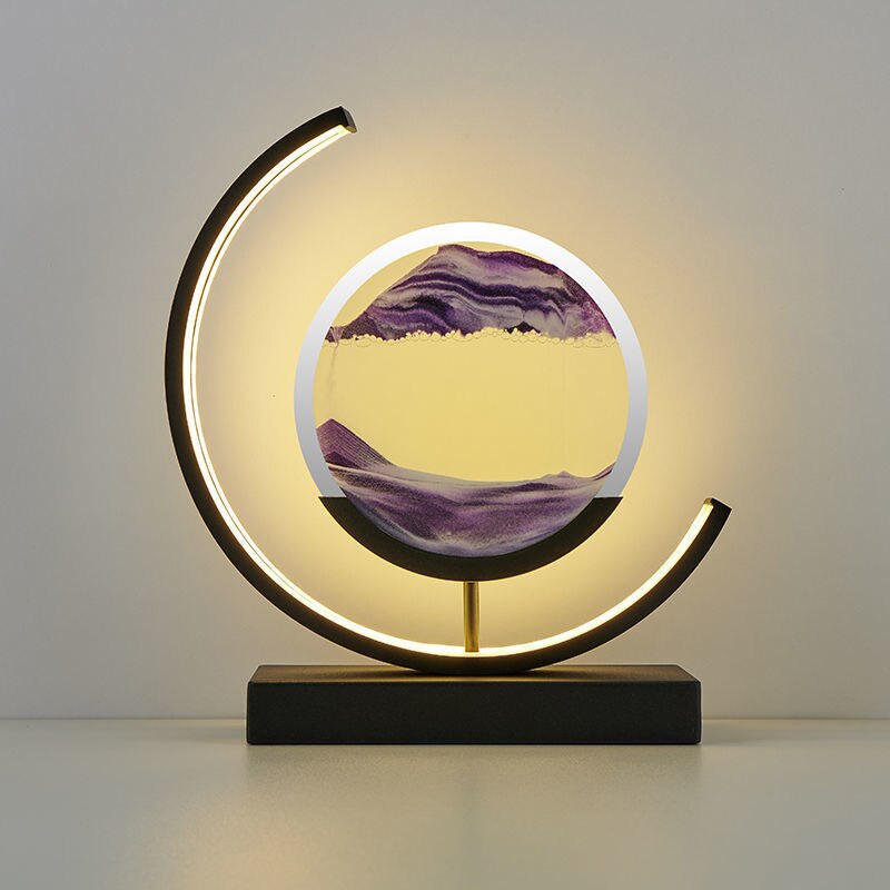 3D Sand Bowl Table Lamp - Luminara Luxe