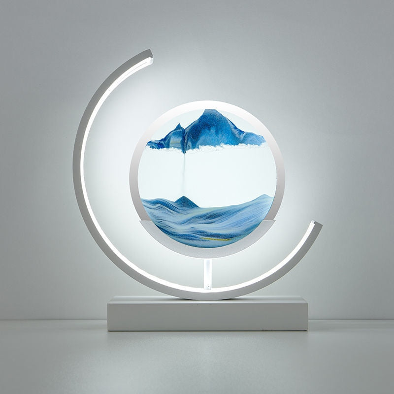 3D Sand Bowl Table Lamp - Luminara Luxe