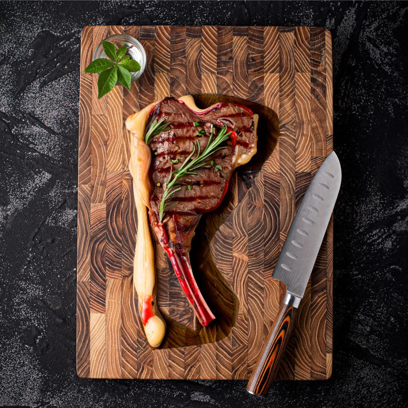 Premium Teak Wood Cutting Board - ArtisanCrafted