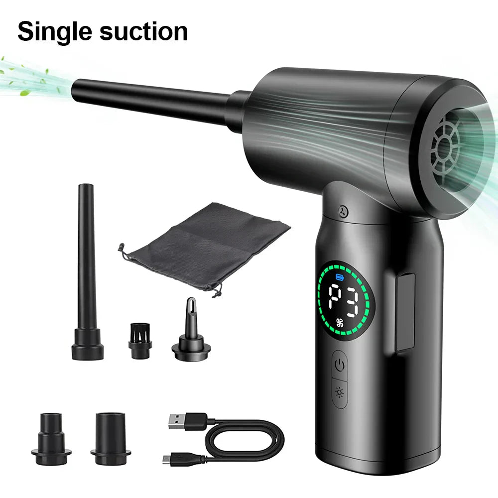 Air Dust Vacuum & Blower with LED Light - CleanTech Pro