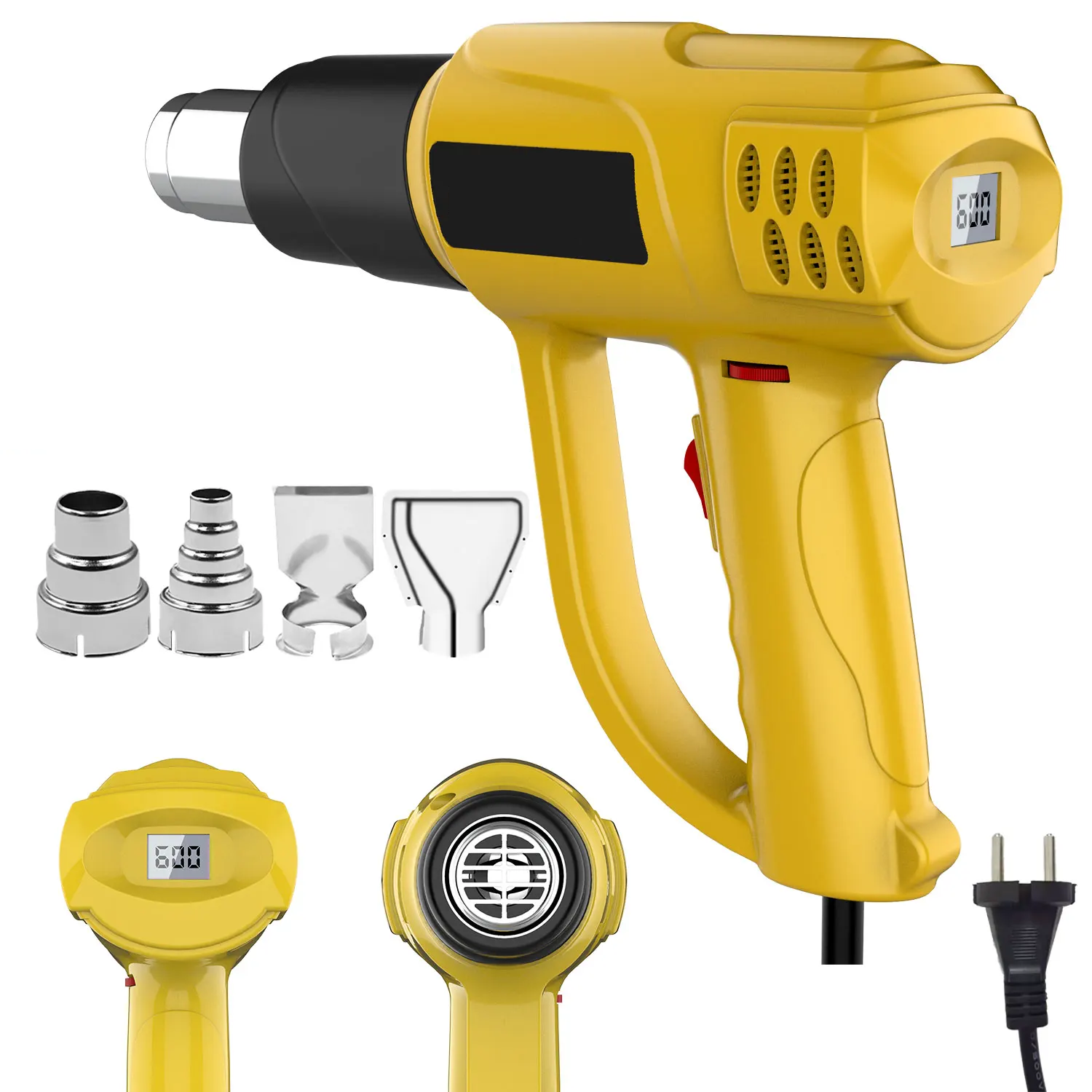 2000W Electric Heat Gun with LCD Display - HeatMaster Pro