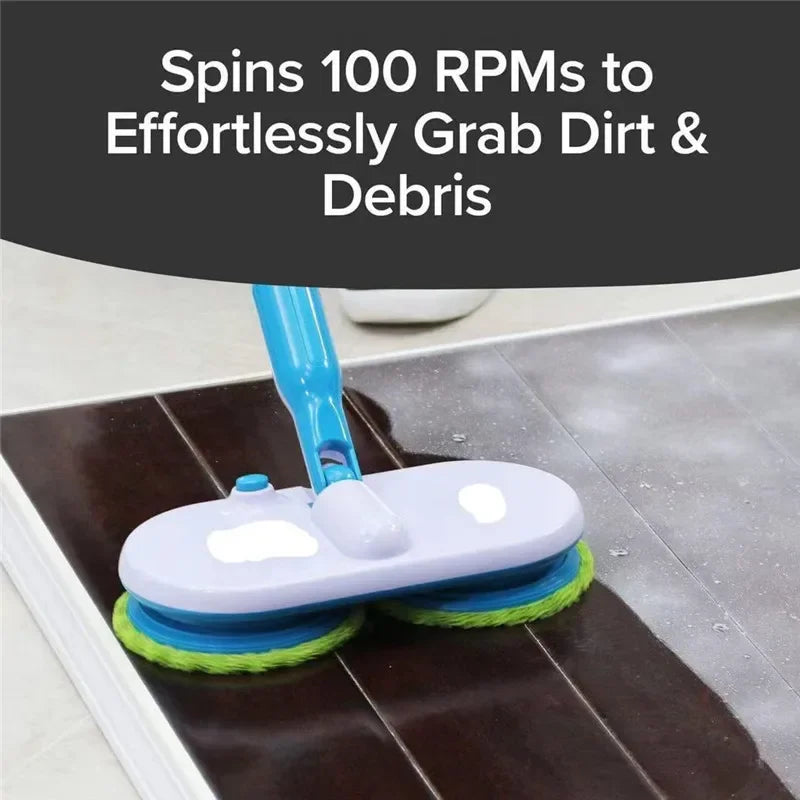 Electric Mop with Smart Spin Technology - CleanWave