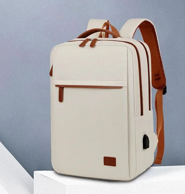 Travel Backpack with USB Port - LuxeVoyage