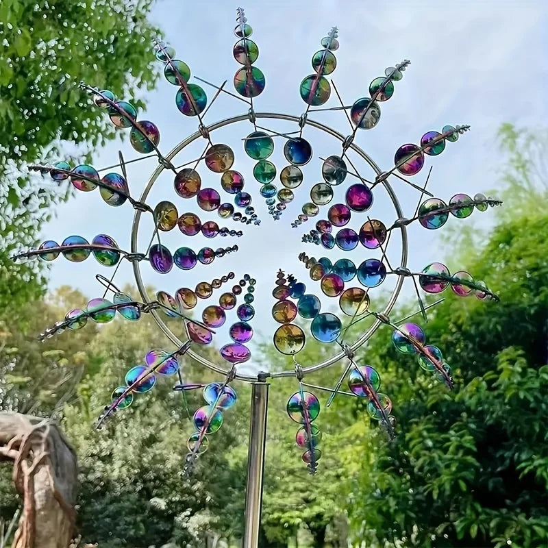 Whirling Wind Spinner - Luminous Garden Décor