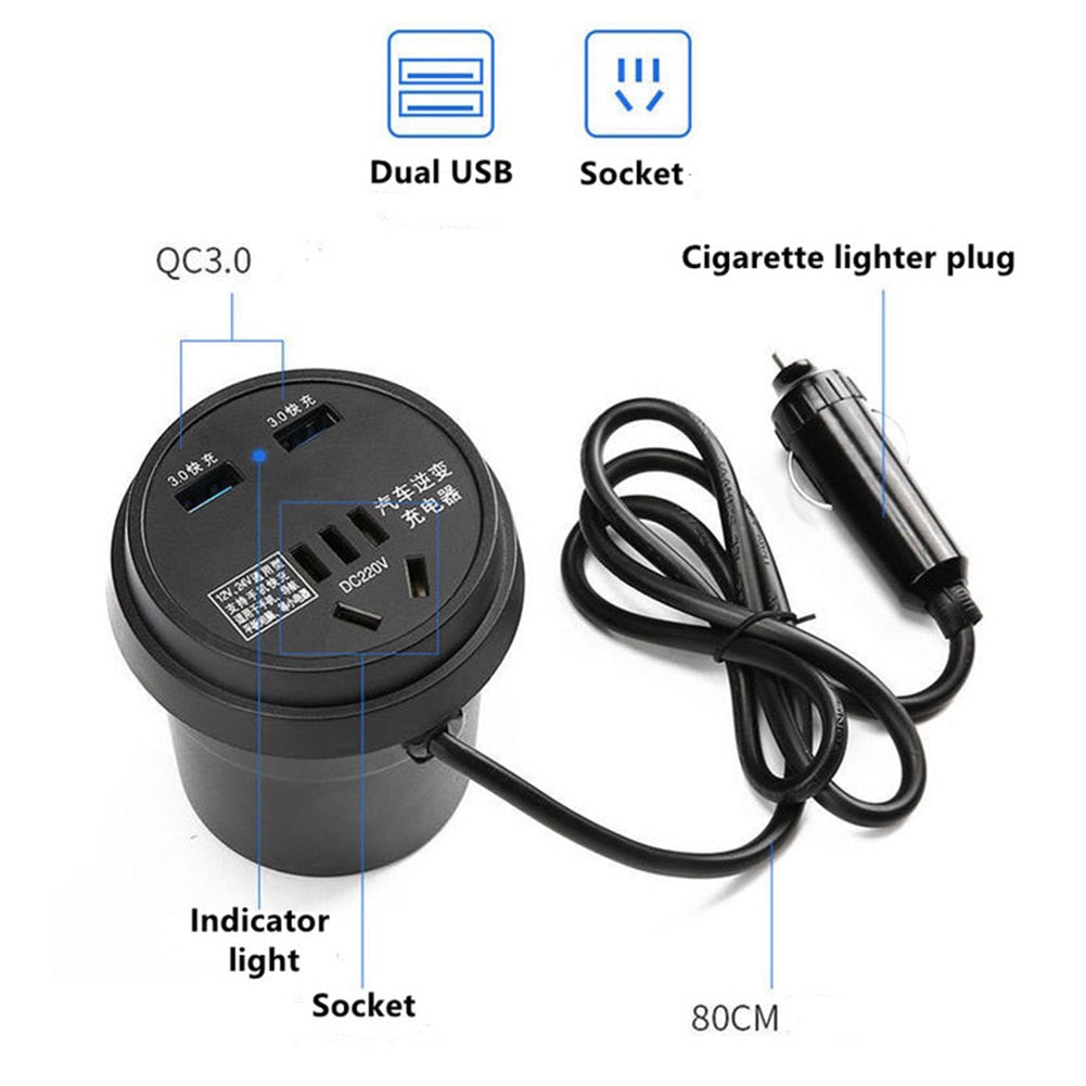 Power Station Cup Holder - LuxeTech Solutions