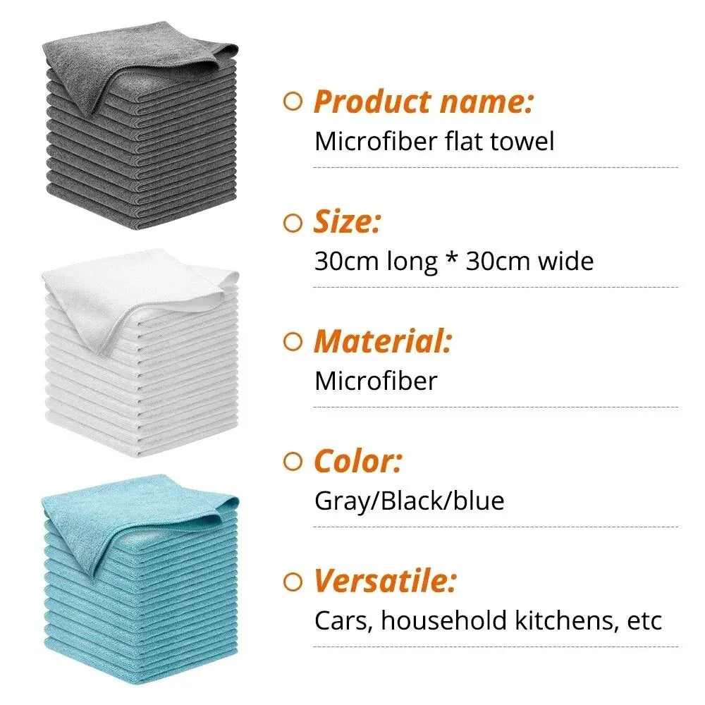 UltraClean Microfiber Cloth Set (10 Pieces) - LuxeCare