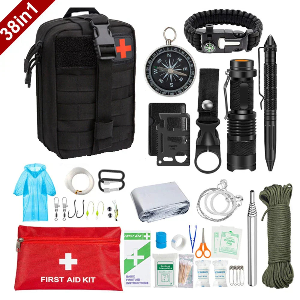 Survival Kit 38-in-1 Essentials - AdventurePro