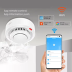 Smart WiFi Smoke Detector - SafeGuard Essentials
