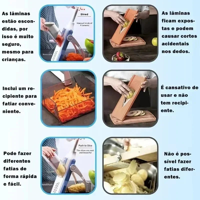 Versatile 5-in-1 Vegetable Slicer - FreshPrep Pro