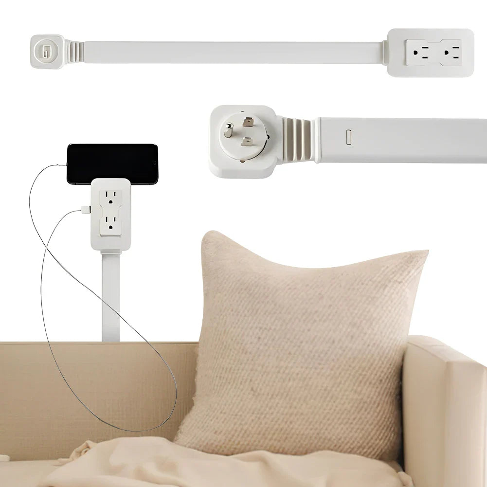 PowerPlug™ FlexiReach Outlet Extender with 4 USB Ports