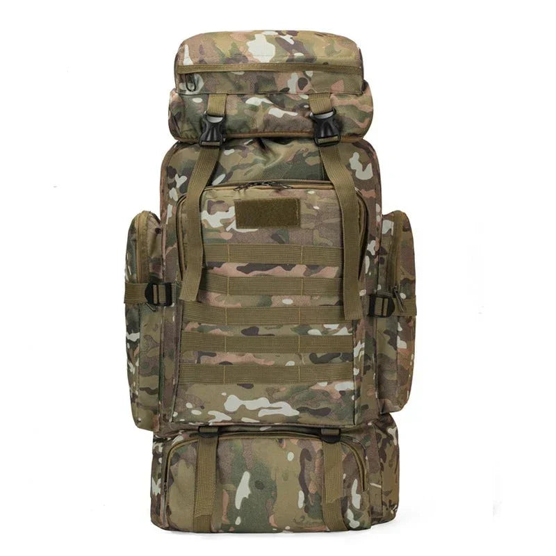 AdventurePro Large Waterproof Hiking Backpack - 80L Capacity