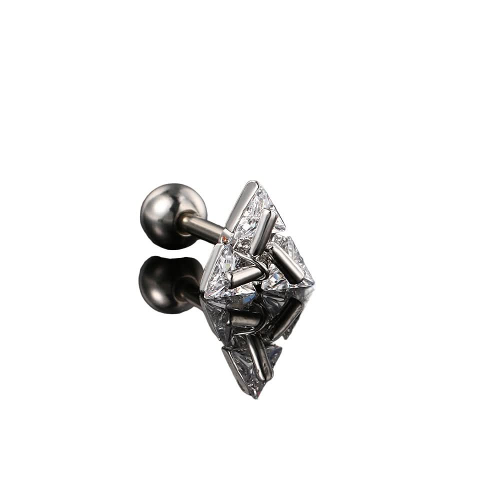 Triangle Earrings - Luxe Modern Design by Elara