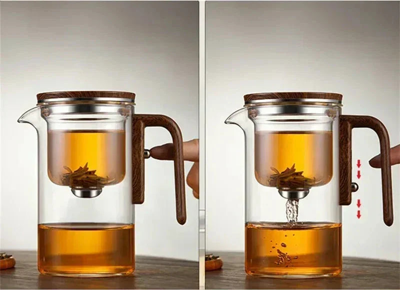 Premium Glass Teapot with Advanced Filtration - BrewLux