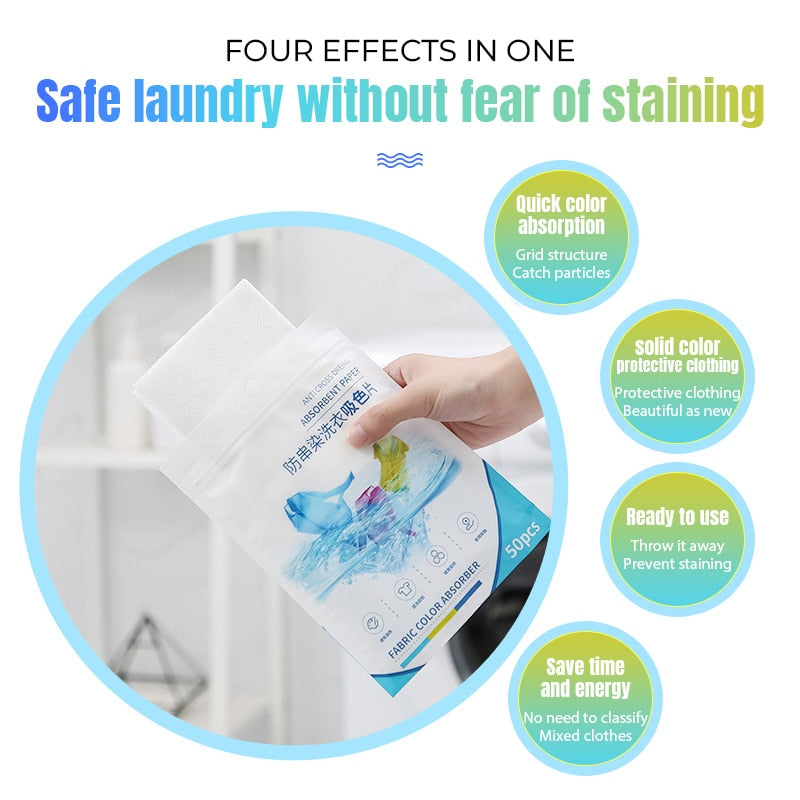 Color Catcher Laundry Sheets - PureGuard Essentials