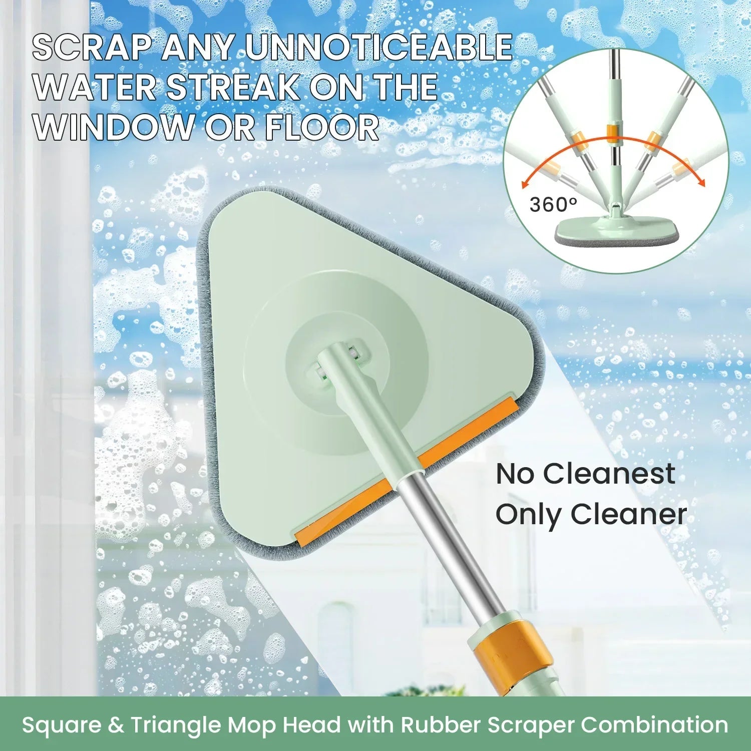 Self-Rotating Mop with Bucket - PureClean Essentials