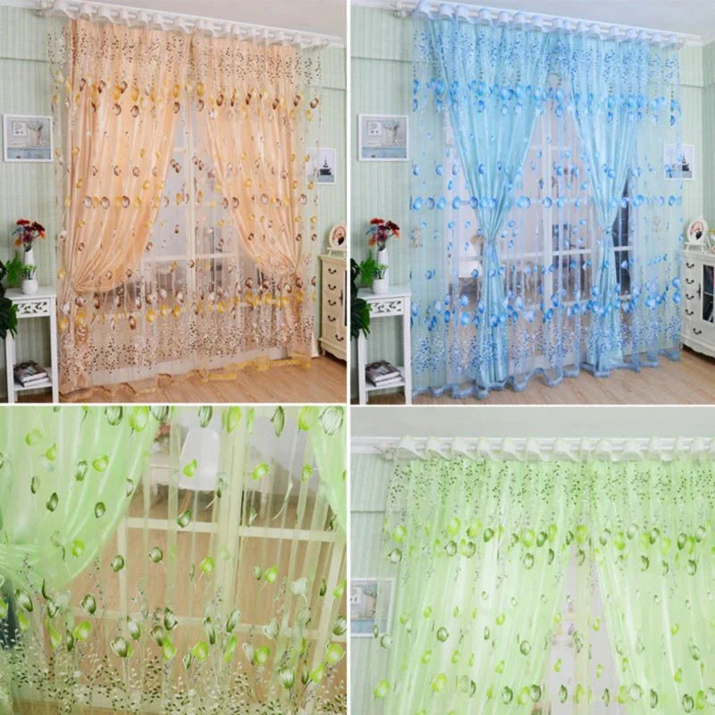 Tulle Curtains - LuxeSoft Comfort for Bedroom Elegance