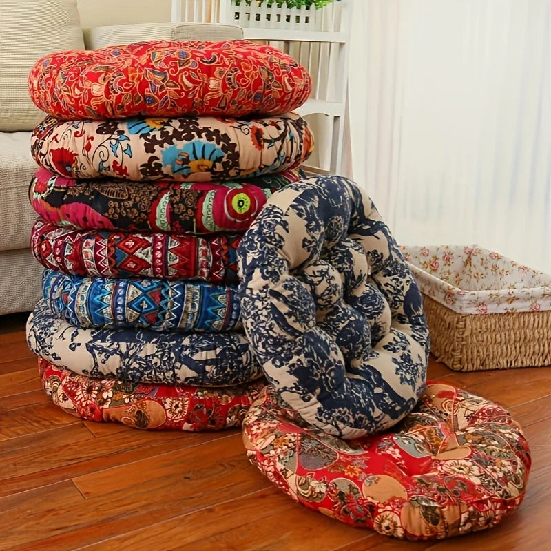 Boho Floor Cushion - LumaNest™ with Eco-Friendly Fabric