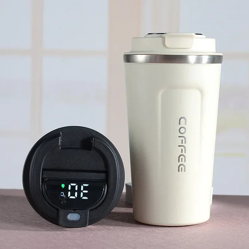 Smart Temperature Display Thermos Mug - LuxeMate