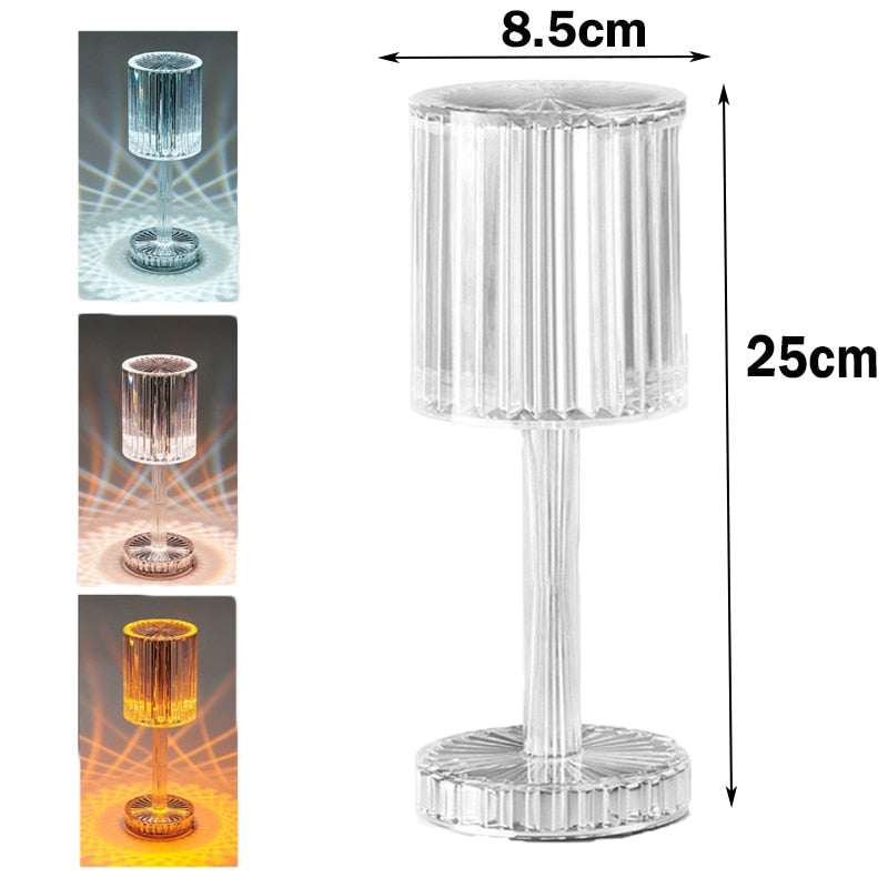 Diamond Crystal Lamp - LuxeGlow