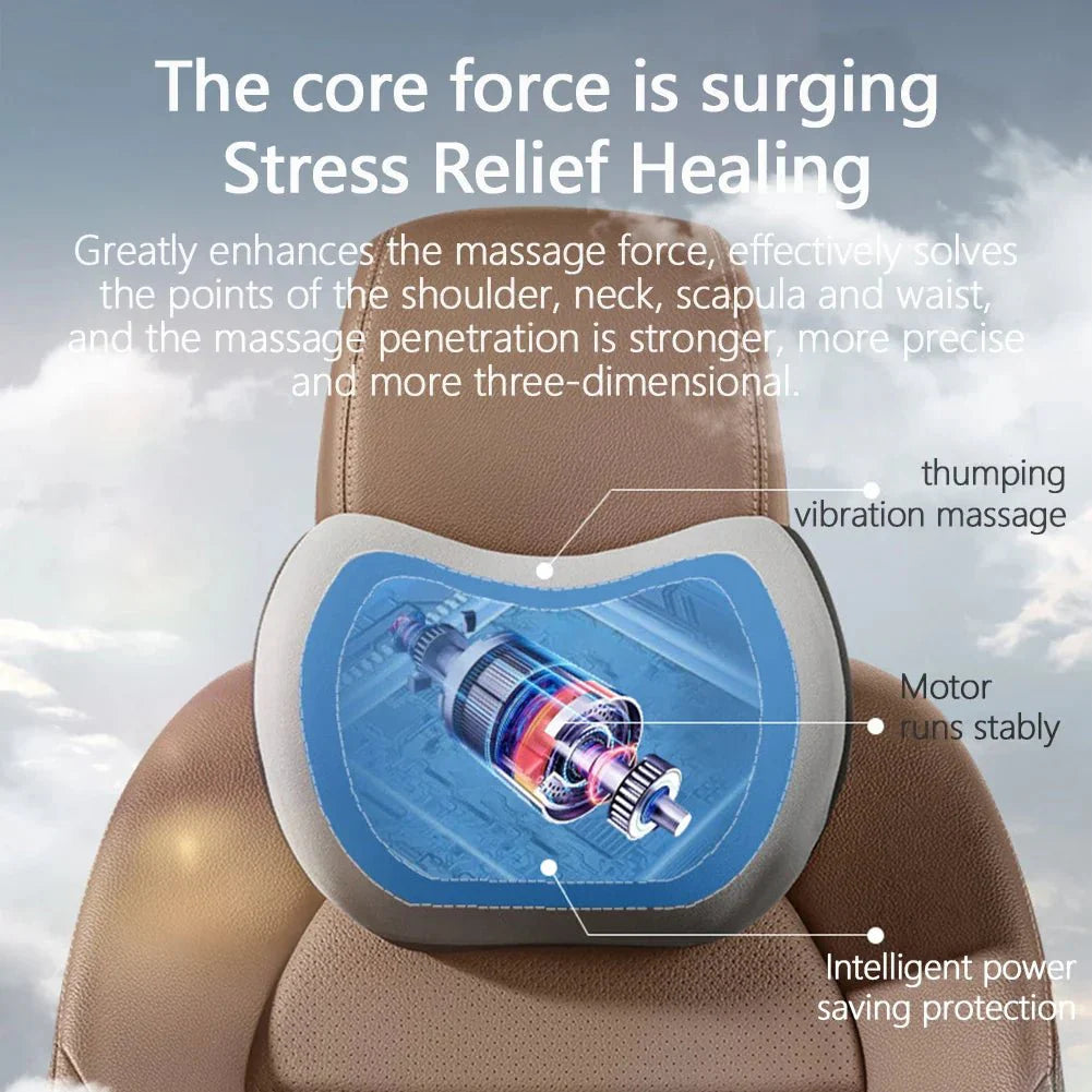 ComfortCush - Electric Neck & Lumbar Support Pillow