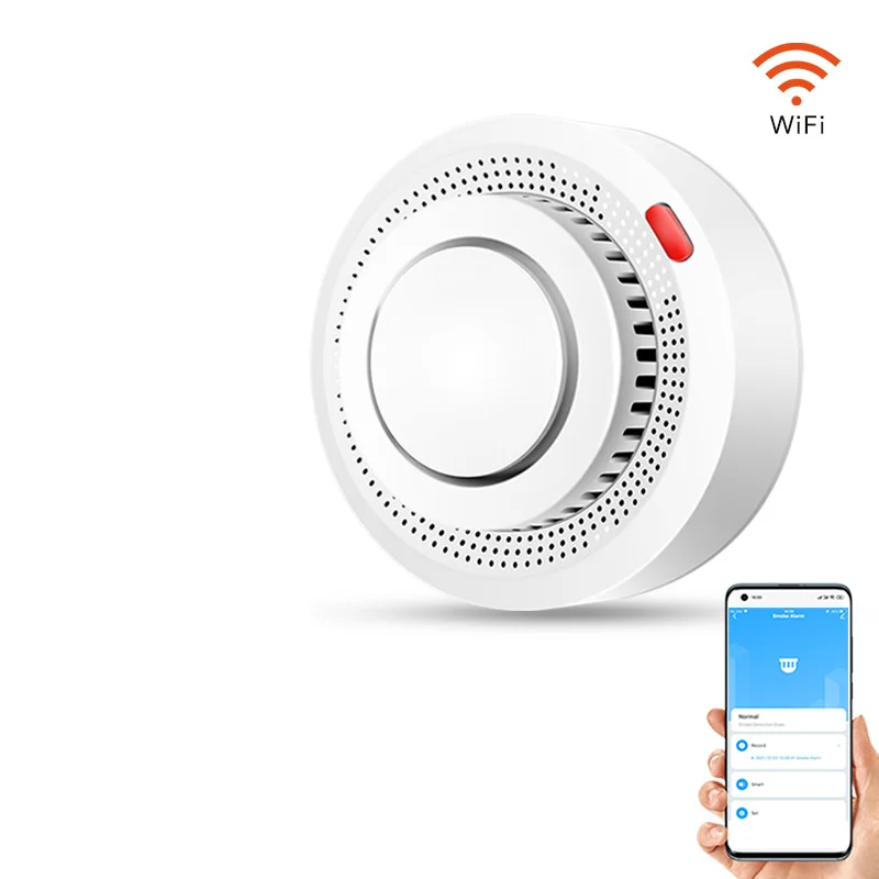 Smart WiFi Smoke Detector - SafeGuard Essentials