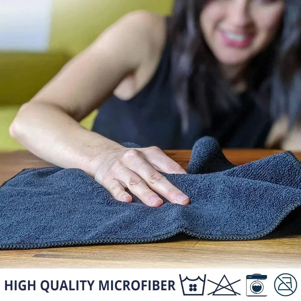 UltraClean Microfiber Cloth Set (10 Pieces) - LuxeCare