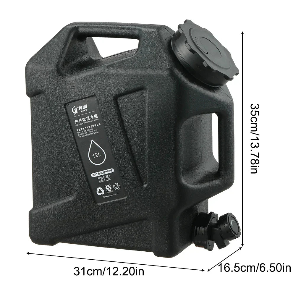Water Storage Container - AquaFlow 12L Portable Solution