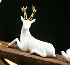 Serene White Deer Incense Lamps – TranquilGlow