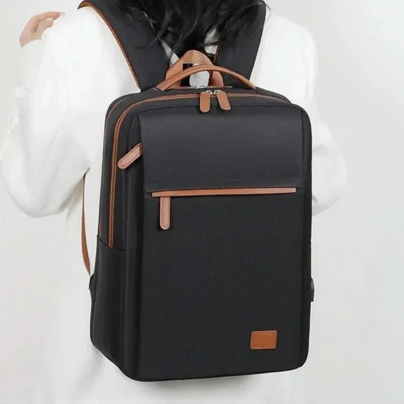 Travel Backpack with USB Port - LuxeVoyage