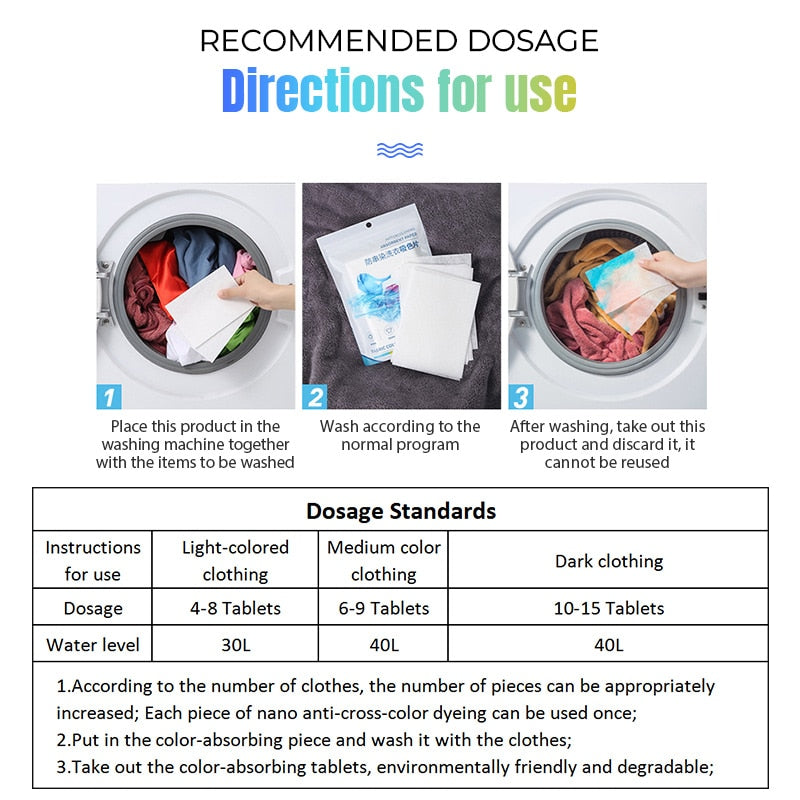 Color Catcher Laundry Sheets - PureGuard Essentials