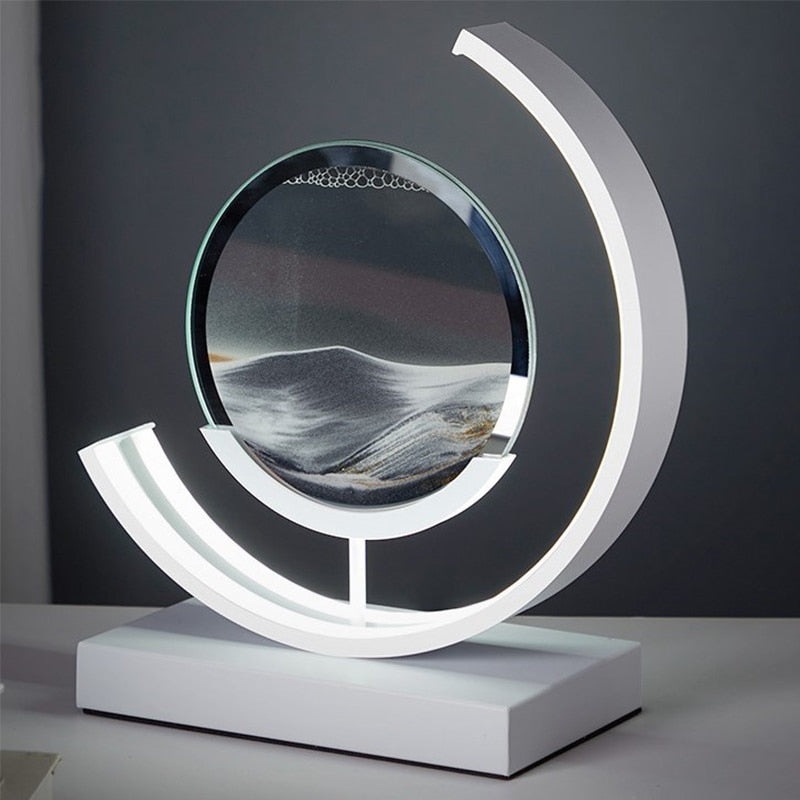 3D Sand Bowl Table Lamp - Luminara Luxe