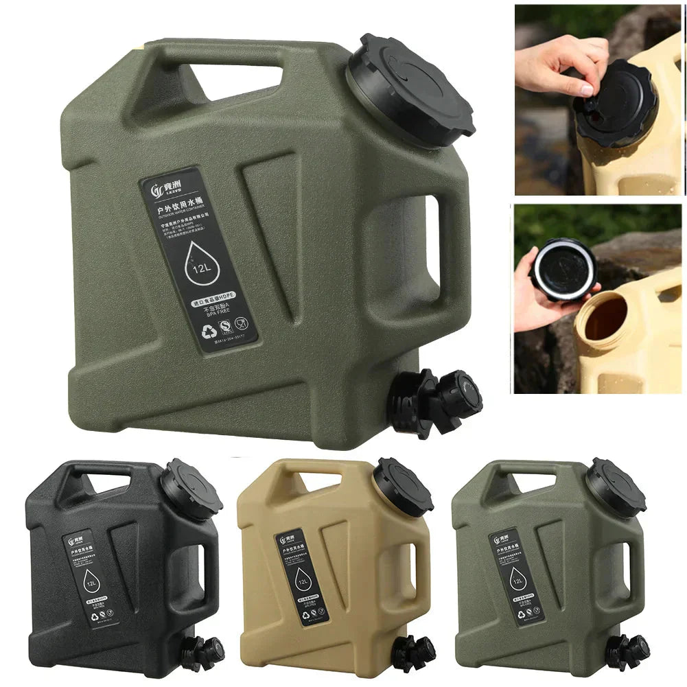 Water Storage Container - AquaFlow 12L Portable Solution