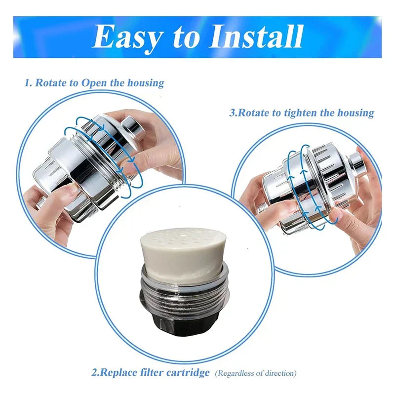 Shower Head Filter Refills - PureFlow Essentials