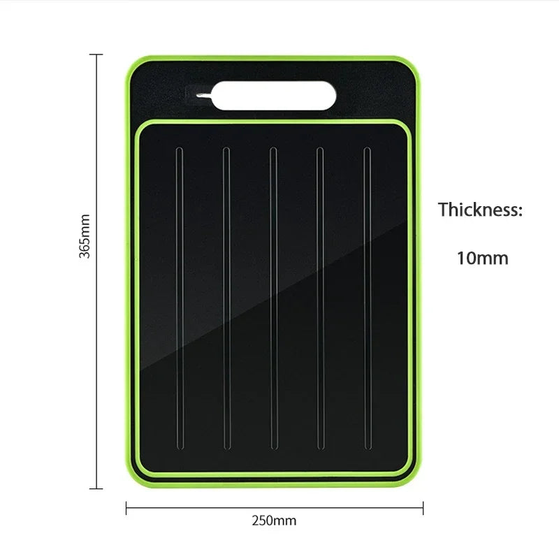 Double-Sided Cutting Board with Defrosting Plate - ChefCraft