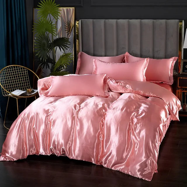 Silk Bedding Set – LuxeDreams