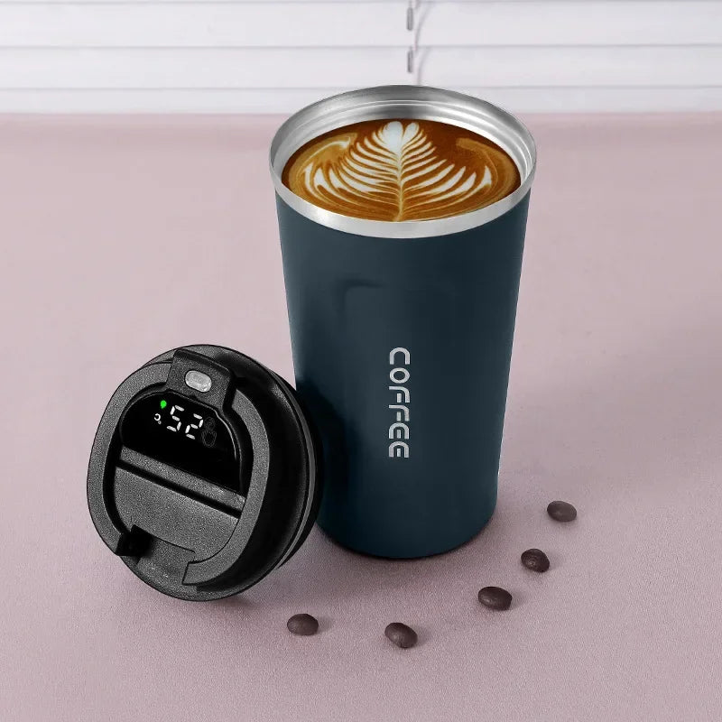 Smart Temperature Display Thermos Mug - LuxeMate