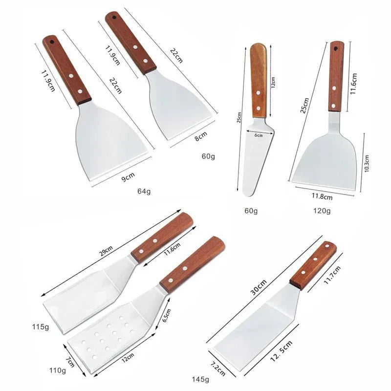 Stainless Steel Grill Spatula - GrillMaster Pro