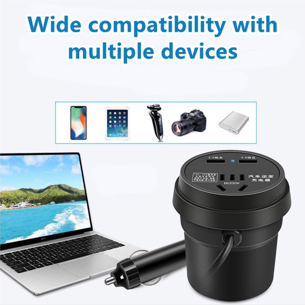 Power Station Cup Holder - LuxeTech Solutions