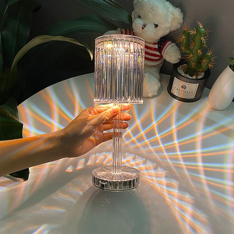 Diamond Crystal Lamp - LuxeGlow