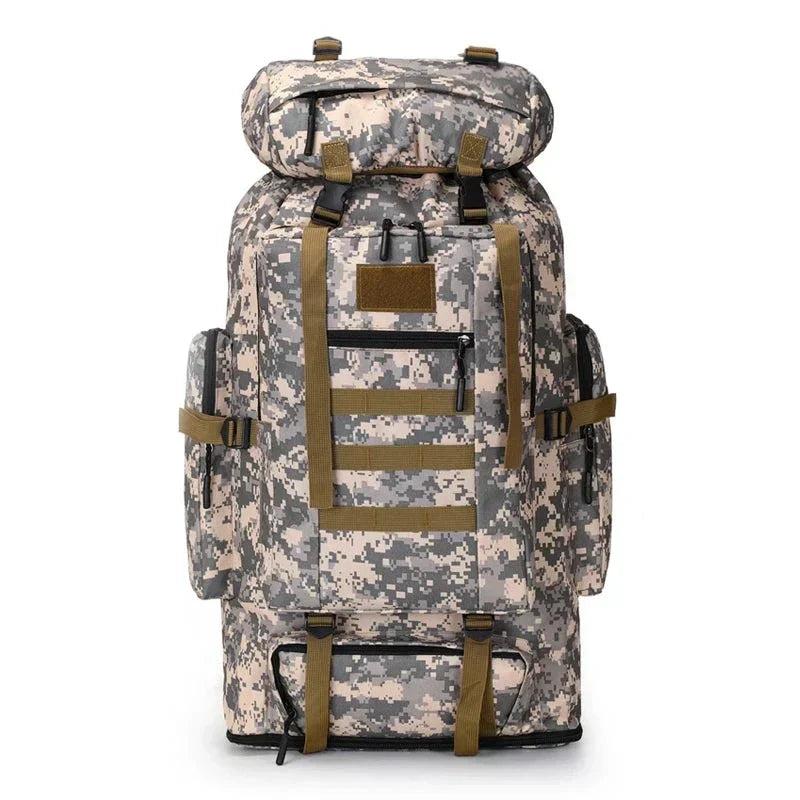 AdventurePro Large Waterproof Hiking Backpack - 80L Capacity